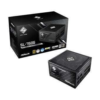 Fonte de Alimentação Asrock SL-750G Steel Legend | Preto - 1