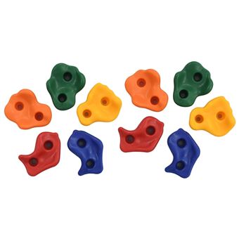 Pedras de Escalada vidaXL | 40 Peças | PE multicolorido - 1