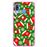 Capa Hapdey para Samsung Galaxy A40 2019 Design Padrão de Natal em Silicone Flexível e TPU Cor-de-Rosa_0