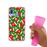 Capa Hapdey para Samsung Galaxy A40 2019 Design Padrão de Natal em Silicone Flexível e TPU Cor-de-Rosa_3