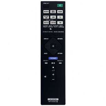 Comando Remoto V-REEL para sistema Blu-ray Soundbar SONY - RMT-AA320U - 1