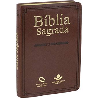 Bíblia Sagrada - Capa Couro Sintético Castanho: Nova Almeida Atualizada (NAA) - 1