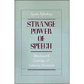 Strange Power of Speech - Wordsworth, Coleridge and Literary Possession - Hardback - 1992 - 1
