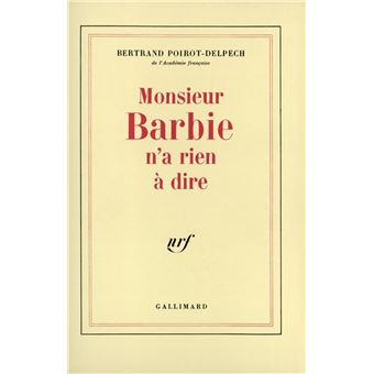 Monsieur Barbie N'A Rien À Dire - 1