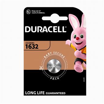 Pilha de Lítio 3V Duracell CR1632 Silver - 1