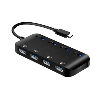 Hub Type-C Co-phénix | 4 Portas USB - Preto - 1