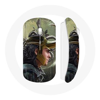 Rato Wireless Maniacase Loki Thor Ragnarok com Capacete Fanart Temporada 1 - 1