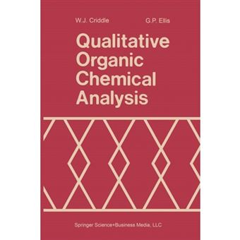 Qualitative Organic Chemical Analysis - Paperback - 1967 - 1