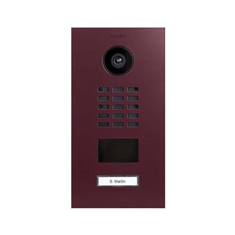 Vídeoporteiro IP com Leitor de Cartões RFID Doorbird D2101V RAL 4004 - 1