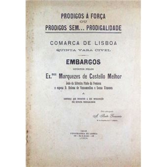 Prodigos a força ou prodigos sem… prodigalidade. - 1