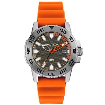 Relógio Homem Nautica NSR-20 NAI12529G - Laranja - 1
