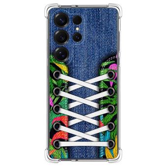 Capa TUMUNDOSMARTPHONE de silicone à prova de choque para Samsung Galaxy S25 Ultra 5G Sneakers Design 13 Desenhos - 1