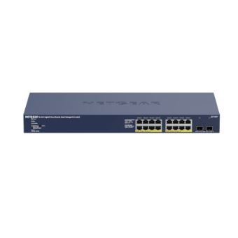 Switch de rede netgear gs716tp-100eus gerido l2/l3/l4 gigabit ethernet (10/100/1000) azul power over ethernet (poe) - 1
