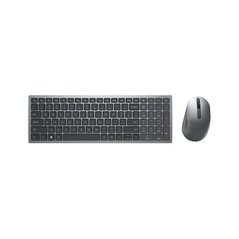 Teclado Wireless + Rato DELL Teclado compacto e rato Pro Plus — KM7120W - russo (QWERTY) | Idioma: Russo | Cinzento, Titânio - 1