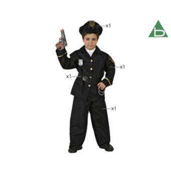 Disfarce Atosa Polícia Tamanho 3 - 1