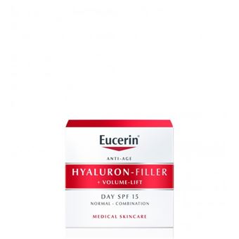 Creme de Dia Eucerin Hyaluron-Filler + Volume-Lift | Pele Normal a Mista | SPF15 | 50ml - 1