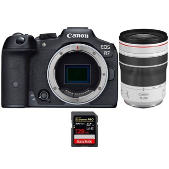 Canon EOS R7 + RF 70-200mm F4 L IS USM + 1 SanDisk 128GB Extreme PRO UHS-II SDXC 300 MB/s + PDF 15 Técnicas para Melhorar as suas Fotografias - 1