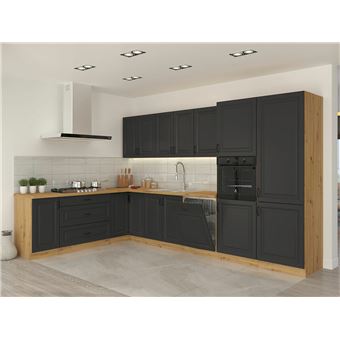 Conjunto para cozinha moveis.pt Retro 100 | LED | Placa de fibra de densidade média - 1