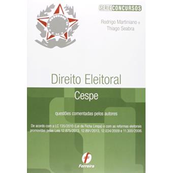 Direito Eleitoral Cespe - Série Concursos - 1