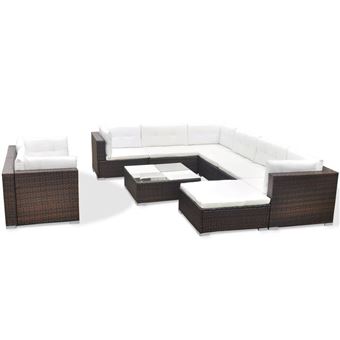 Conjunto de Mobiliário de Exterior VidaXL 41875 - 1