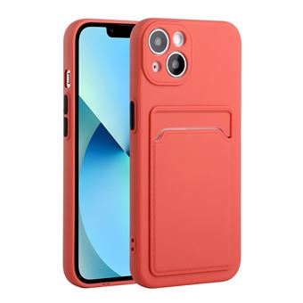 Capa e TPU flexível com Suporte para cartão Coral para iPhone 13 mini 5.4'' - 1