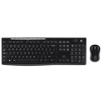 Teclado Wireless + Rato Logitech MK270 | Idioma: Húngaro | Preto - 1