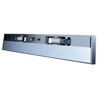 Doca de expansão do cabo de carregamento do telemóvel móvel do console central do carro Lightning + Lightning HUB V-REEL para Tesla Model 3/Y (2020-2023) | Cinza - 1