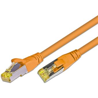 Cabo de Rede Wirewin S/FTP CAT6A 7.5m | Laranja - 1
