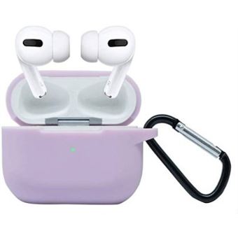 Capa de Silicone Skyhe Reforçada para airPods Pro - Violeta - 1