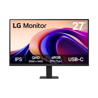 Monitor LG 27'' QHD | QHD | 5 ms | 100 Hz | 27" | F - 1