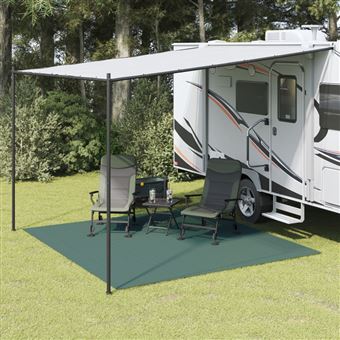 Tapete de campismo vidaXL | 3x3 m | verde - 1