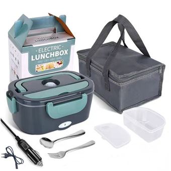 Lancheira Elétrica 2 em 1 LKC DFH001 | 220V | 12V | 1.5l | 60W - Verde - 1