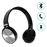 Auscultadores Avizar Mãos Livres Bluetooth MicroSD/Jack 3,5mm Dobráveis Branco_0