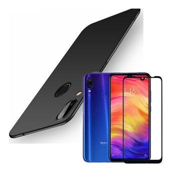 Kit Película de Vidro 5D Full Cover e Capa Slimshield Phonecare para Xiaomi Redmi Note 7 Preto - 1