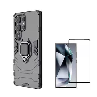 Kit Vidro Temperado + Capa Military Phonecare para Samsung Galaxy S25 Ultra | Preto - 1