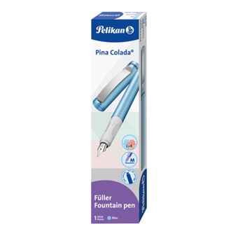 Caneta de Tinta Permanente Pelikan Pina Colada | Azul, Metálico - 1