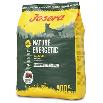 Comida seca para cão Josera Nature Energetic Adulto Aves, Batata doce 900 g - 1