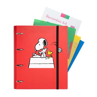 Pasta Com Recheio 4 Aneis Snoopy - 1