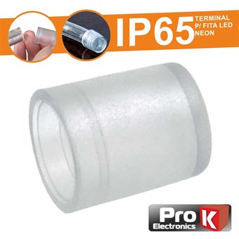 Terminal de Borracha Prok Borracha para Fita LEDs Neon Ip65 - 1