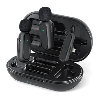 Microfone Lapela sem fios CO-Phénix |Lightning | 2 transmissores | para Vlogs, Tiktok, YouTube, Vídeo - 1