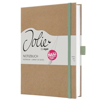 Caderno e Bloco de Notas JOLIE JN841 | Castanho, Azul menta - 1