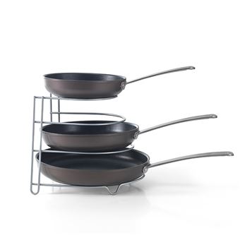 Organizador de Armazenamento Metaltex Canyon | 4 Níveis | Acabamento Polytherm® - Cinza - 1