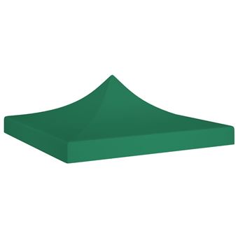 Teto para tenda de festas vidaXL | 3x3 m | 270 g/m² | verde - 1