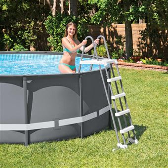 Escada de segurança para piscina Intex | 5 degraus | 132 cm - 1