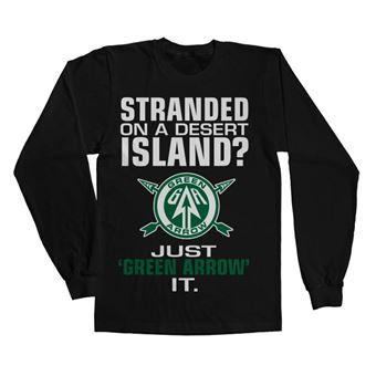 Long Sleeve Arrow - Just Green Arrow It | Preto | XL