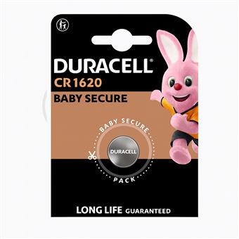 Pilha de Lítio 3V Duracell CR1620 Silver - 1