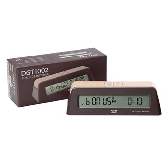 Relógio de Xadrez DGT 1002 Castanho - 1