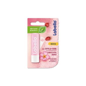Bálsamo Labial 2 em 1 Labello | Exfoliante e Cuida | 4,8g - 1