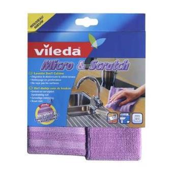 Pano de limpeza Vileda 141407 Microfibra, Nylon Roxo 1peça(s) - 1