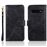 Capa Magunivers para Samsung Galaxy S10| PU |superfície de losango com suporte e alça - Preto_0